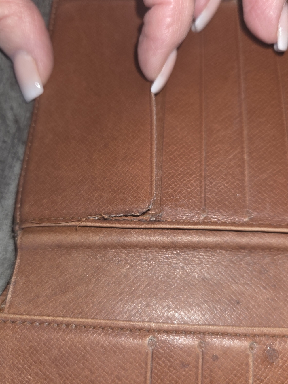 Louis Vuitton Brown Monogram Folded Wallet - Picture 5 of 9